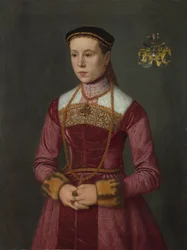Fiatal hölgy portréja, 1561 körül