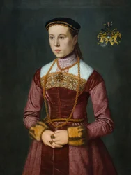 Susanna Stefan, Wolfgang Furter felesége, 1560-as évek eleje (olaj, vászon)