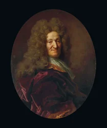 Jean de La Fontaine 73 éves portréja, 1694 körül (olaj, vászon)