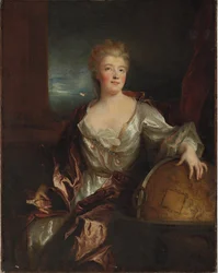 Gabrielle Emilie le Tonnelier de Breteuil, du Châtelet márkiné portréja