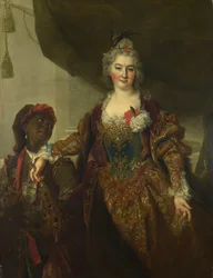Portrait of Princess Rákóczi 1649-1722, ca 1720