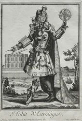 Fantasztikus jelmezek: Az asztrológus jelmeze, c. 1690.