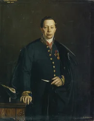Pjotr-medence művész portréja 1794-1881, 1857