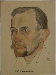 Otto Wilhelm Wille Kuusinen portréja 1881-1964, 1922