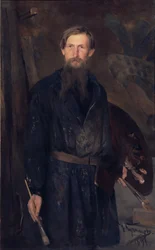Viktor Vasnetsov művész portréja 1848-1926, 1891