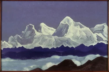 Mount Everest / N. K. Roerich festménye