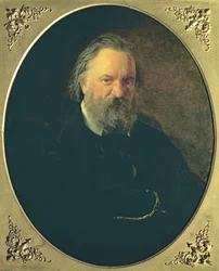 Alekszandr Ivanovics szívek (1812-70) portréja, 1867