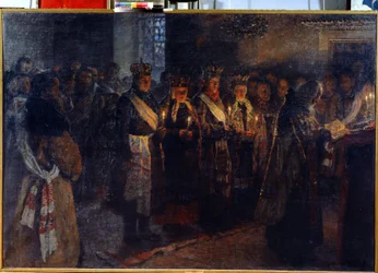 Az esküvő egy ortodox pappal