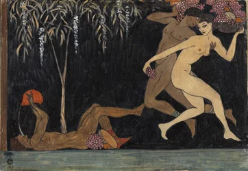 Bakkhanália-jelenet, 1914