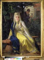 Vaszilissza Melentyeva (meghalt 1579) és IV. Rettegett Iván cár (1530-1584) (Vazilisa Melentyevna és a Rettegett Iván cár). Oroszország cárjának hatodik felesége, mielőtt férje egy életre zárdába zárta volna, amikor