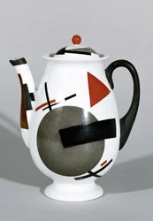 Kávéskanna, 1924 körüli (porcelán)