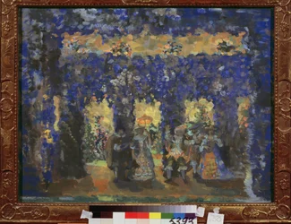 Pavilon a palotakertekben. Nyikolaj Nyikolajevics Szapunov (1880-1912) műve