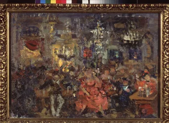Une Taverna. Nikolay Nikolaevich Sapunov (Sapunov) (1880-1912) életműve, Sir tsarton tempera