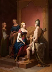 Heimdall visszaadja a Brisingament Freyának, 1846
