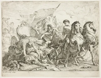 Antiochus leesik a szekeréről