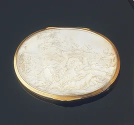tubákdoboz, Amszterdam, 1733