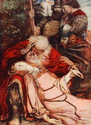 „Cordelia, Cordelia”, Lear király, V. felvonás 3. jelenet, Illusztráció a „Shakespeare meséiből”, Charles és Mary Lamb