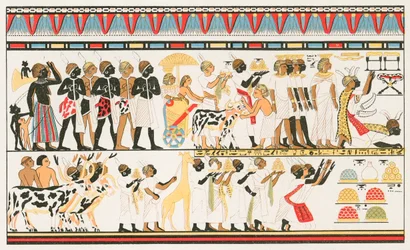 Hamitikus műalkotás: Ó-Egyiptom falfeliratai