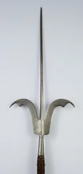 Friuli lándzsa, 1600-20 körül (acél és fa)