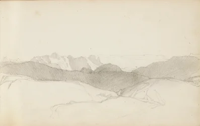 Oldal egy vázlatfüzetből, "Baszkföld", 1862-63