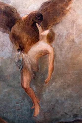 Ganümédész elrablása, részlet, 1910 körül (olaj, vászon)