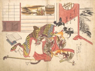 Hálószoba jelenet, kb. 1739., kb. 1739.