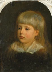 Charles Downing Lay, A művész fiának portréja, kb. 1881-1883.