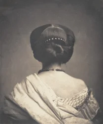 [Nő hátulról nézve], kb. 1862.