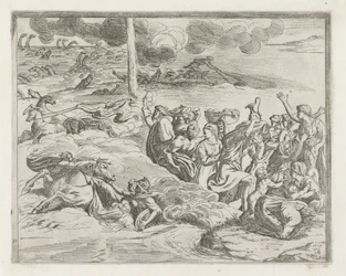 Áthaladás a Vörös-tengeren Festmények Raphael loggiájában (sorozat címe)