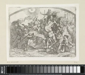 Joshua megparancsolja a napnak és a holdnak, hogy álljanak meg Festmények Raphael loggiájában (sorozat címe)