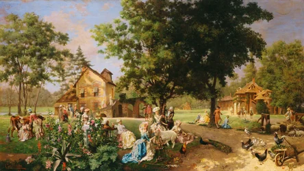 Marie Antoinette Hamletje Versailles-ban
