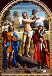 Szent Sebastian, Roch és Demetrius