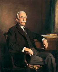 ""Portré de W. Andrew"" W. Andrew a Washingtoni Nemzeti Művészeti Galéria alapítója. Oswald Hornby Joseph Birley figurája (1880-1952). 1933. Washington. National Gallery of Art, Washington.