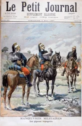Francia katonai manőverek: postagalambok használata a kommunikációhoz, 1897