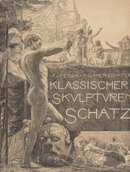 A „Klassischer Skulpturenschatz” borítóterve, 19. század vége, 19. század vége.