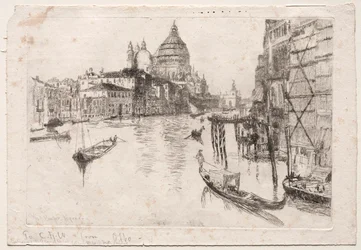 A Grand Canal bejárata, 1880.