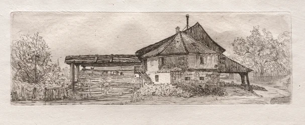 Régi malom a Dunán, 1879.