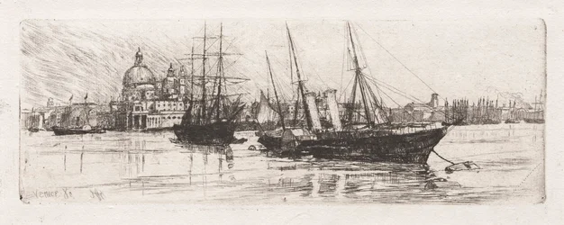 Két hajó, Velence, 1880.