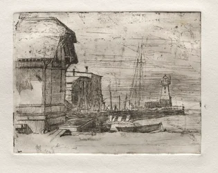 Nyugati móló, 1878.