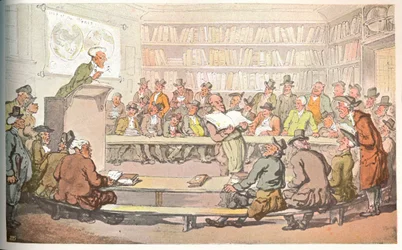 „Egy könyvárverés”, c1810