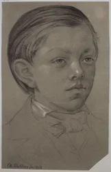 Wilhelm Amandus Beer gyermekkori portréja