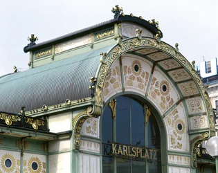 Az Otto Wagner pavilon a Karlsplatzon