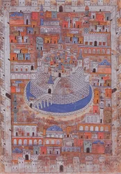 Aleppó térképe, kb. 1600