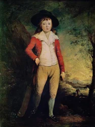 William Seward portréja krikettütővel, kb. 1788-91