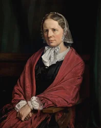 Amalie Elisabeth Freund, a méltóság f. Billedhuggeren H. E. Freunds hustru