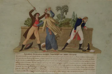 Kléber tábornok meggyilkolása egy fanatikus által, 1800. június 14.