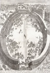 A Nagy Színház nagy összecsukható tányérja, 1680