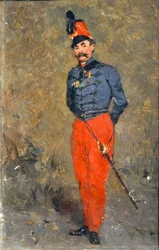 Luigi Comastri portréja (olaj, vászon)
