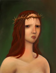 Ecce Homo, 2023 (olaj, fapanel)