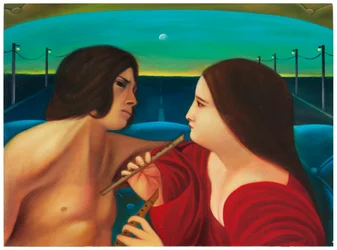 Mythologica n°1: Aphrodite, 2025 (olaj, falapra)